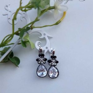 Серьги с кубическим цирконием
